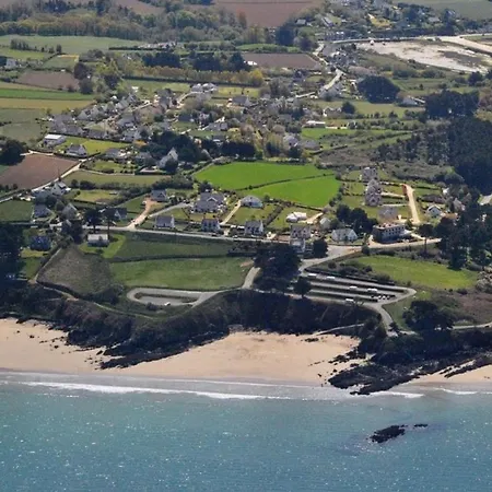 Tente 3 Chambres, Petit Camping Familial Vue Mer Plestin-les-Greves Exterior photo